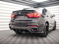 Maxton Design - CENTRAL REAR SPLITTER (VERTICAL BARS) BMW X6 M SPORT F16