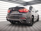 Maxton Design - CENTRAL REAR SPLITTER (VERTICAL BARS) BMW X6 M SPORT F16