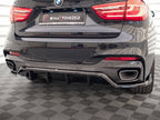 Maxton Design - CENTRAL REAR SPLITTER (VERTICAL BARS) BMW X6 M SPORT F16