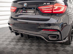 Maxton Design - CENTRAL REAR SPLITTER (VERTICAL BARS) BMW X6 M SPORT F16