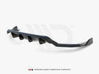 Maxton Design - CENTRAL REAR SPLITTER (VERTICAL BARS) BMW X6 M SPORT F16
