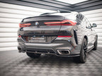 Maxton Design - CENTRAL REAR SPLITTER (VERTICAL BARS) V.3 BMW X6 M-PACK G06