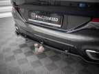 Maxton Design - CENTRAL REAR SPLITTER (VERTICAL BARS) V.3 BMW X6 M-PACK G06