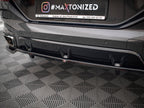 Maxton Design - CENTRAL REAR SPLITTER (VERTICAL BARS) V.3 BMW X6 M-PACK G06