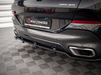 Maxton Design - CENTRAL REAR SPLITTER (VERTICAL BARS) V.2 BMW X6 M-PACK G06