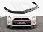 Maxton Design - FRONT SPLITTER + FLAPS NISSAN GTR R35 1ST FACELIFT