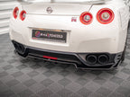 Maxton Design - CENTRAL REAR SPLITTER (VERTICAL BARS) NISSAN GTR R35 1ST FACELIFT
