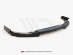 Maxton Design - CENTRAL REAR SPLITTER + FLAPS NISSAN GTR R35 1ST FACELIFT