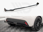 Maxton Design - CENTRAL REAR SPLITTER V.1 + FLAPS TOYOTA YARIS MK4
