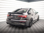 Maxton Design - CENTRAL REAR SPLITTER (VERTICAL BARS) AUDI A3 S-LINE SEDAN 8Y