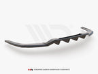 Maxton Design - CENTRAL REAR SPLITTER (VERTICAL BARS) AUDI A3 S-LINE SEDAN 8Y