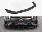 Maxton Design - STREET PRO FRONT SPLITTER + FLAPS MERCEDES A35 AMG / AMG-LINE W177
