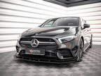Maxton Design - STREET PRO FRONT SPLITTER + FLAPS MERCEDES A35 AMG / AMG-LINE W177