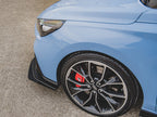 Maxton Design - STREET PRO DURABILITY FRONT SPLITTER + FLAPS HYUNDAI I30 N MK3 HATCHBACK / FASTBACK