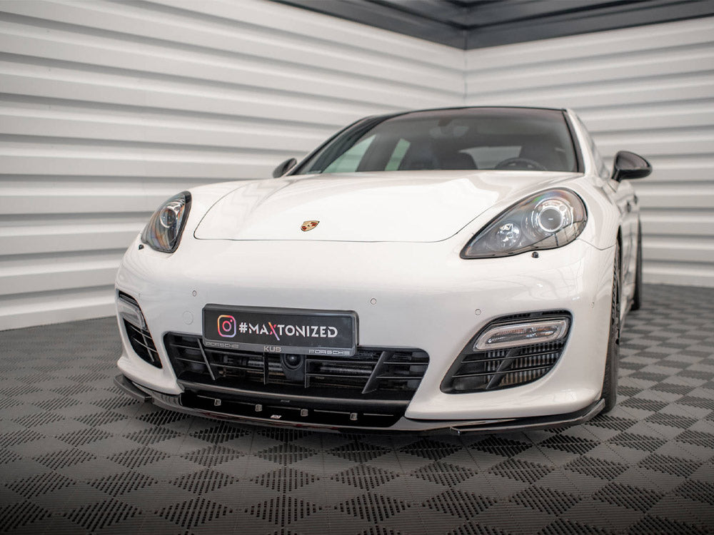 Maxton Design - FRONT SPLITTER V.2 PORSCHE PANAMERA TURBO 970