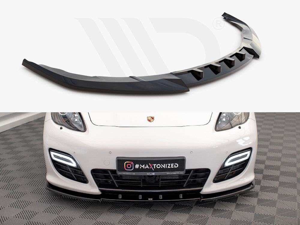 Maxton Design - FRONT SPLITTER V.1 PORSCHE PANAMERA TURBO 970