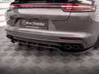Maxton Design - CENTRAL REAR SPLITTER (VERTICAL BARS) PORSCHE PANAMERA E-HYBRID 971