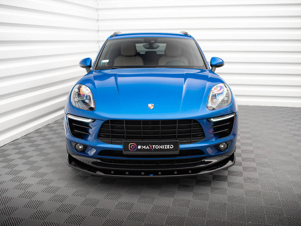 Maxton Design - FRONT SPLITTER V.1 PORSCHE MACAN MK1