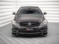Maxton Design - FRONT SPLITTER V.1 MERCEDES C COUPE AMG-LINE C204/S204/W204