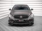 Maxton Design - FRONT SPLITTER V.1 MERCEDES C COUPE AMG-LINE C204/S204/W204