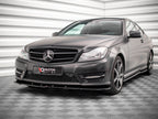 Maxton Design - FRONT SPLITTER V.2 MERCEDES C COUPE AMG-LINE C204/S204/W204