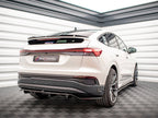 Maxton Design - CENTRAL REAR SPLITTER (VERTICAL BARS) AUDI Q4 E-TRON SPORTBACK MK1