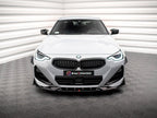 Maxton Design - FRONT SPLITTER V.2 + FLAPS BMW 2 COUPE M-PACK / M240I G42