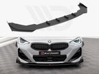 Maxton Design - STREET PRO FRONT SPLITTER + FLAPS BMW 2 COUPE M-PACK / M240I G42