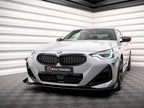 Maxton Design - STREET PRO FRONT SPLITTER + FLAPS BMW 2 COUPE M-PACK / M240I G42