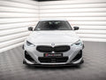 Maxton Design - STREET PRO FRONT SPLITTER + FLAPS BMW 2 COUPE M-PACK / M240I G42