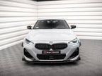 Maxton Design - STREET PRO FRONT SPLITTER + FLAPS BMW 2 COUPE M-PACK / M240I G42