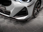 Maxton Design - STREET PRO FRONT SPLITTER + FLAPS BMW 2 COUPE M-PACK / M240I G42