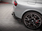 Maxton Design - REAR SIDE SPLITTERS V.2 + FLAPS BMW 2 COUPE M240I G42