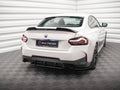 Maxton Design - STREET PRO REAR SIDE SPLITTERS BMW 2 COUPE M-PACK G42