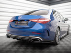 Maxton Design - CENTRAL REAR SPLITTER (VERTICAL BARS) MERCEDES C AMG-LINE W206