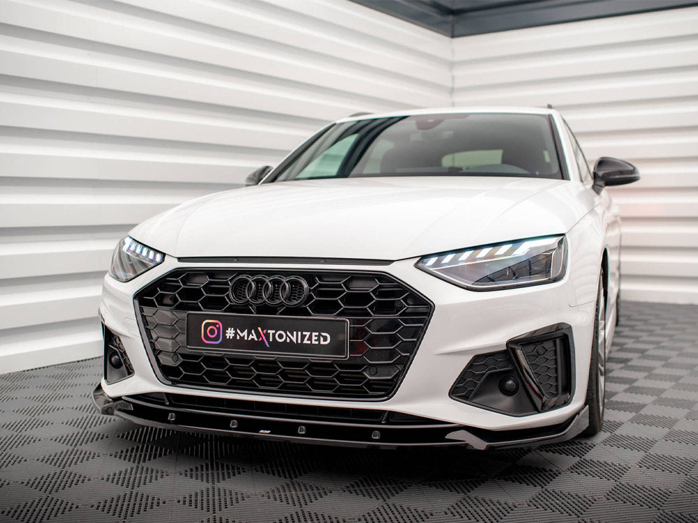 Maxton Design - FRONT SPLITTER V.1 AUDI A4 S-LINE / S4 B9 FACELIFT
