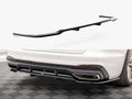 Maxton Design - Central Rear Splitter (Vertical Bars) Audi A4 S-Line B9 Facelift