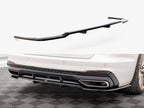 Maxton Design - Central Rear Splitter (Vertical Bars) Audi A4 S-Line B9 Facelift