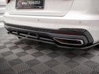 Maxton Design - Central Rear Splitter (Vertical Bars) Audi A4 S-Line B9 Facelift