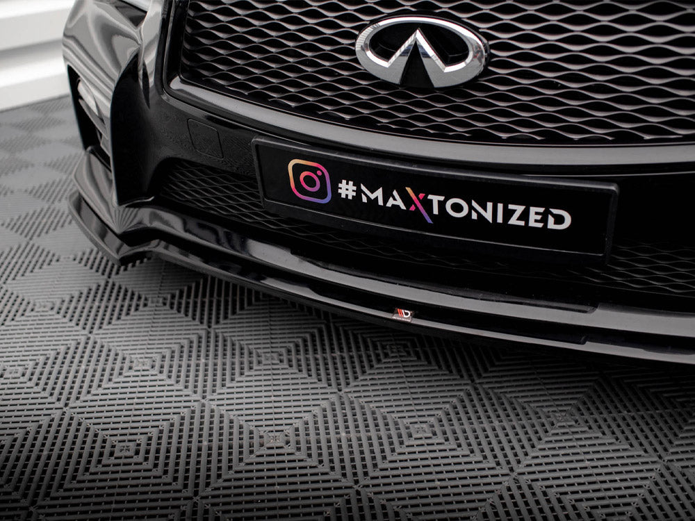 Maxton Design - FRONT SPLITTER V.1 INFINITI Q50 S MK1