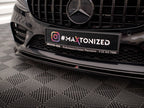 Maxton Design - FRONT SPLITTER V.1 MERCEDES C AMG LINE / C43 AMG SEDAN / COUPE W205 / C205 FACELIFT