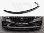 Maxton Design - FRONT SPLITTER V.2 MERCEDES C AMG LINE / C43 AMG SEDAN / COUPE W205 / C205 FACELIFT