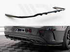 Maxton Design - REAR SPLITTER (VERTICAL BARS) MERCEDES C AMG LINE W205 FACELIFT