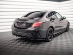 Maxton Design - REAR SPLITTER (VERTICAL BARS) MERCEDES C AMG LINE W205 FACELIFT