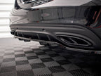 Maxton Design - REAR SPLITTER (VERTICAL BARS) MERCEDES C AMG LINE W205 FACELIFT