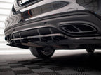 Maxton Design - REAR SPLITTER (VERTICAL BARS) MERCEDES C AMG LINE W205 FACELIFT