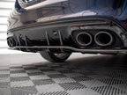 Maxton Design -Rear Splitter (Vertical Bars) Mercedes-AMG C43 Sedan / Estate W205 / S205 Facelift
