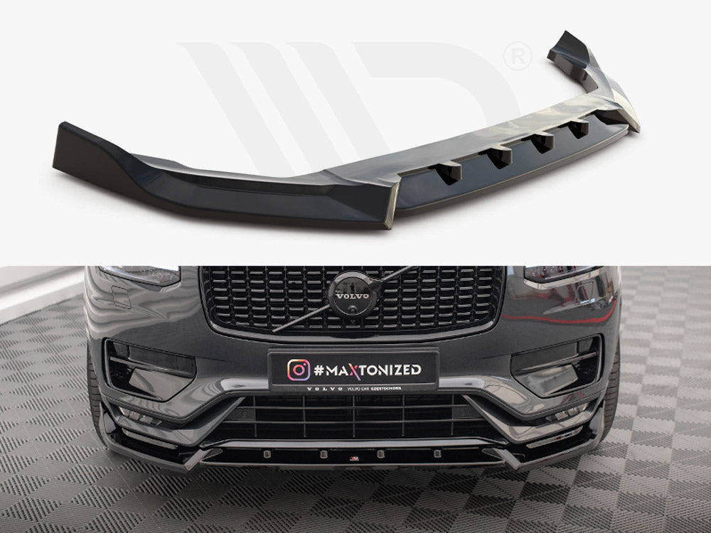 Maxton Design - FRONT SPLITTER V.2 VOLVO XC90 R-DESIGN MK2 FACELIFT
