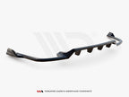 Maxton Design - CENTRAL REAR SPLITTER (VERTICAL BARS) VOLVO XC60 R-DESIGN MK2 FACELIFT