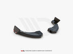 Maxton Design - REAR SIDE SPLITTERS V.1 + FLAPS HYUNDAI KONA N MK1